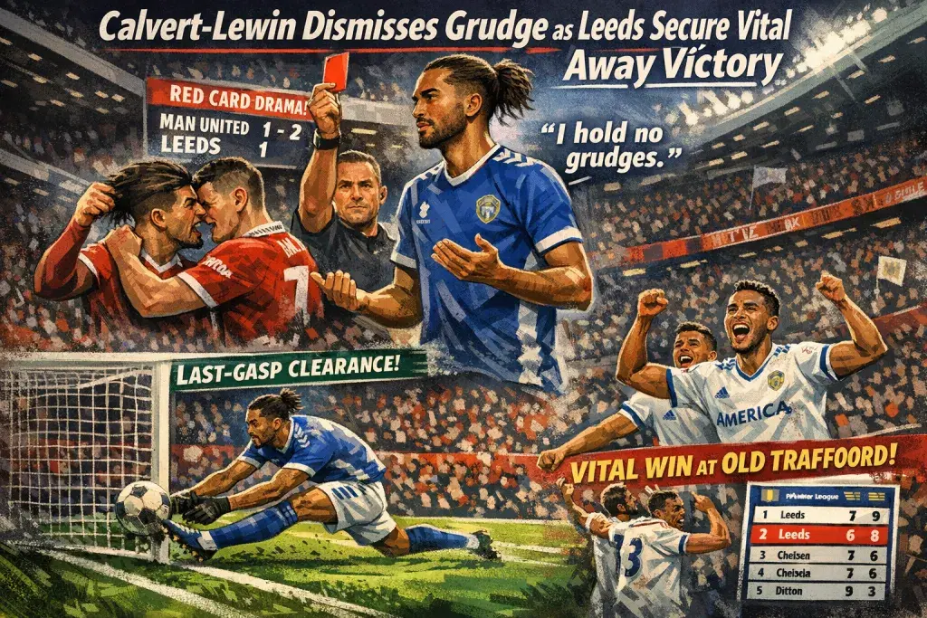 Calvert-Lewin Dismisses Grudge as Leeds Secure Vital Away Victory